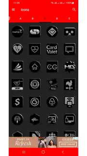 Black Icon Pack Free captura 2