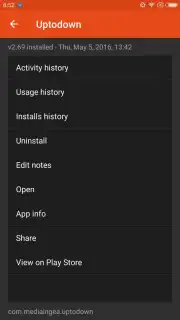 App Usage captura 2