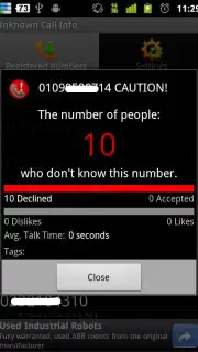 Unknown Call Info. captura 5