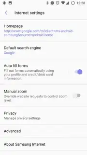 Samsung Internet Beta captura 5