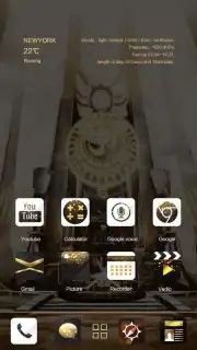 Gold Rush GOLauncher EX Theme captura 4