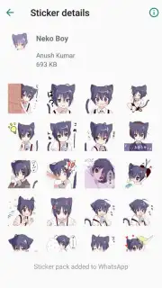 Otaku Nadu Sticker Pack captura 5