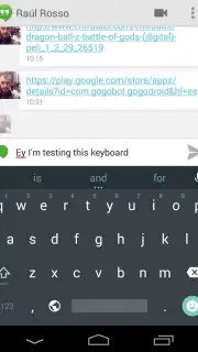Android L Keyboard captura 1
