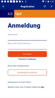 ALDI TALK Registration captura 6