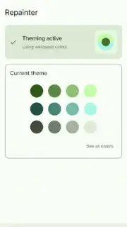 Repainter · dynamic themes captura 9