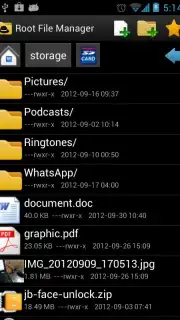 Root File Manager captura 1