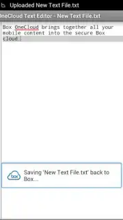 OneCloud Text Editor captura 2