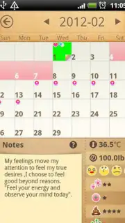 Period Calendar captura 3