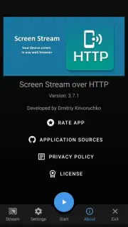 Screen Stream over HTTP captura 2
