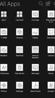 Atom Launcher captura 3