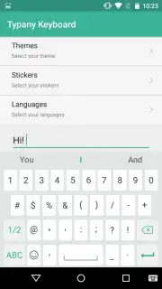 Typany Keyboard captura 2
