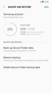 Secure Folder (Samsung) captura 3