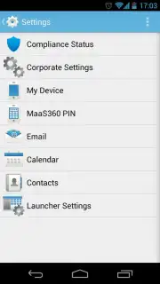 MaaS360 MDM for Android captura 5