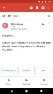 Gmail GO captura 10