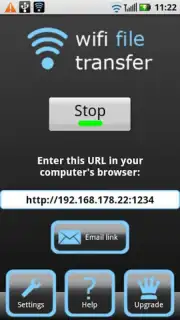 WiFi File Transfer captura 2