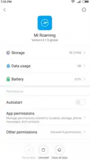 Mi Roaming captura 1