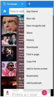 Goo Internet Browser captura 5