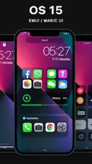 OS 15 Dark EMUI/Magic UI Theme captura 1