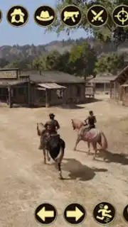 West Cowboy Games Horse Riding captura 3