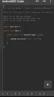 AndroidIDE Coder captura 2