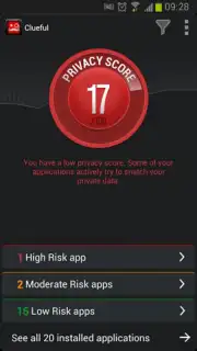 Clueful Privacy Advisor captura 1