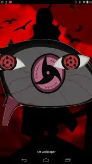 Itachi Live Wallpaper captura 2
