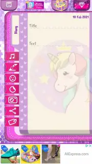 Unicorn Diary captura 2