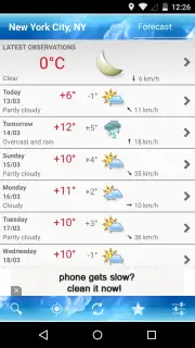 ForecaWeather captura 5