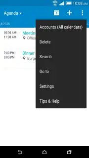 HTC Calendar captura 6