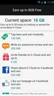 G Cloud Backup captura 8