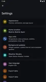 Weather Master captura 5