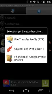 Bluetooth File Transfer captura 2