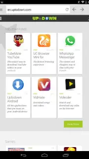 Lightning Browser captura 1