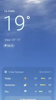 Weather - By Xiaomi captura 1