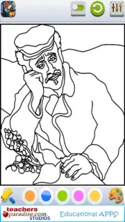 Vincent van Gogh Coloring Book captura 10