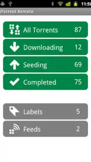 µTorrent Remote captura 1