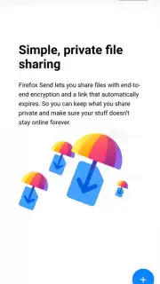 Firefox Send captura 3