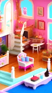 Doll House Design Doll Games captura 2