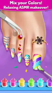 ASMR Salon: Foot Care Makeup captura 7