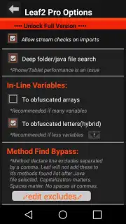Leaf Pro Java Obfuscator captura 5