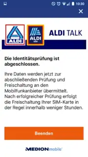 ALDI TALK Registration captura 3