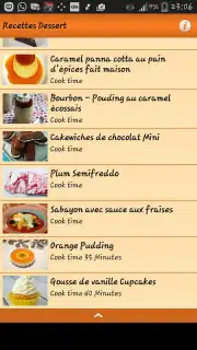 Recettes Dessert captura 4