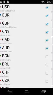 Daily Currency Rates captura 6