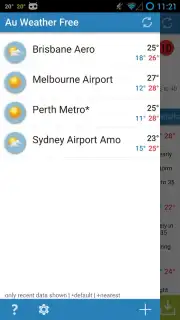 Au Weather Free captura 7