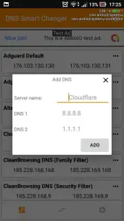 DNS Smart Changer captura 2