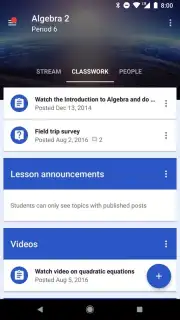 Google Classroom captura 10