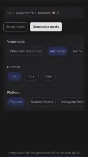 invideo AI captura 8