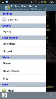 Mobile TCom Demo captura 3