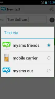 mysms - SMS anywhere captura 5