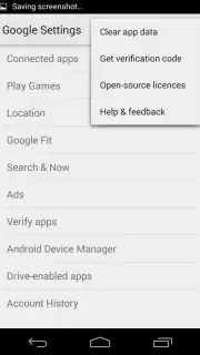 Google Play services captura 18